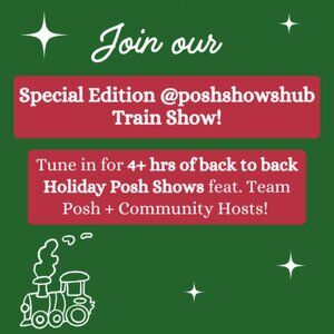 You’re Invited! Posh Shows Hub Holiday Train Show: Thursday, 12/12!